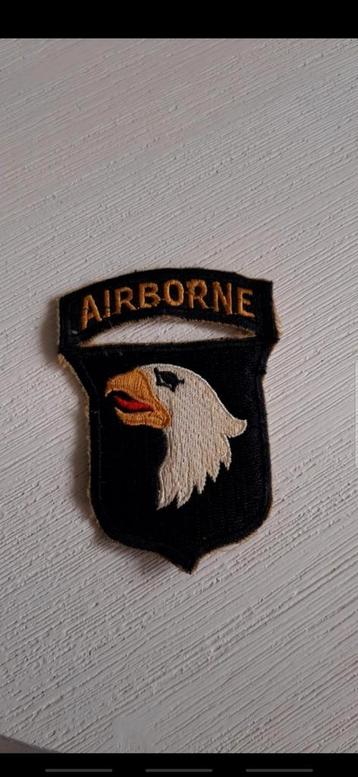 101st Airborne Screaming Eagles jaren 50 patch te koop beschikbaar voor biedingen
