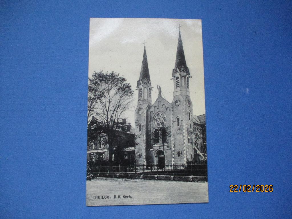 Heiloo (1910), Verzamelen, Ansichtkaarten | Nederland, Ophalen of Verzenden, Voor 1920, Gelopen, Zuid-Holland