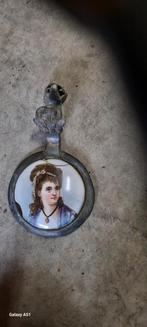 Antiek porseleinen portret hanger, Antiek en Kunst, Ophalen