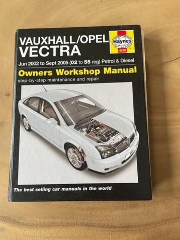 Opel Vectra werkboek handboek Vauxhall manual