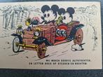 Mickey Mouse auto tochten 1930, Verzamelen, Ophalen of Verzenden, 1920 tot 1940, Gelopen, Overige thema's