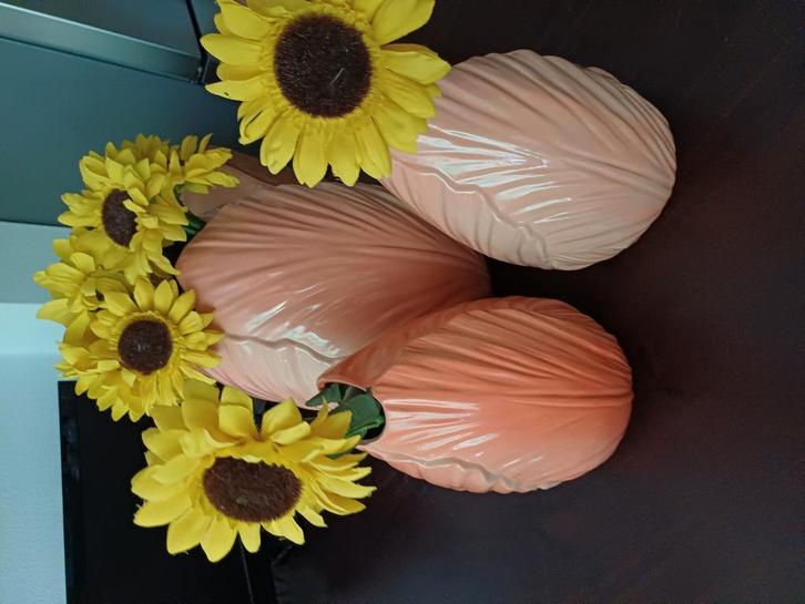 3x tulpenvaas, Huis en Inrichting, Woonaccessoires | Vazen, Zo goed als nieuw, Minder dan 50 cm, Ophalen of Verzenden