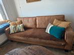 Lederen bankstel + fauteuil gratis ..GERESERVEERD, Stof, Gebruikt, 150 tot 200 cm, Vintage