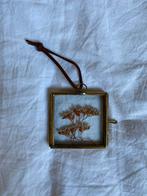 Droogbloemen kunst gouden lijst, Verzenden, Zo goed als nieuw, Hout, Minder dan 50 cm