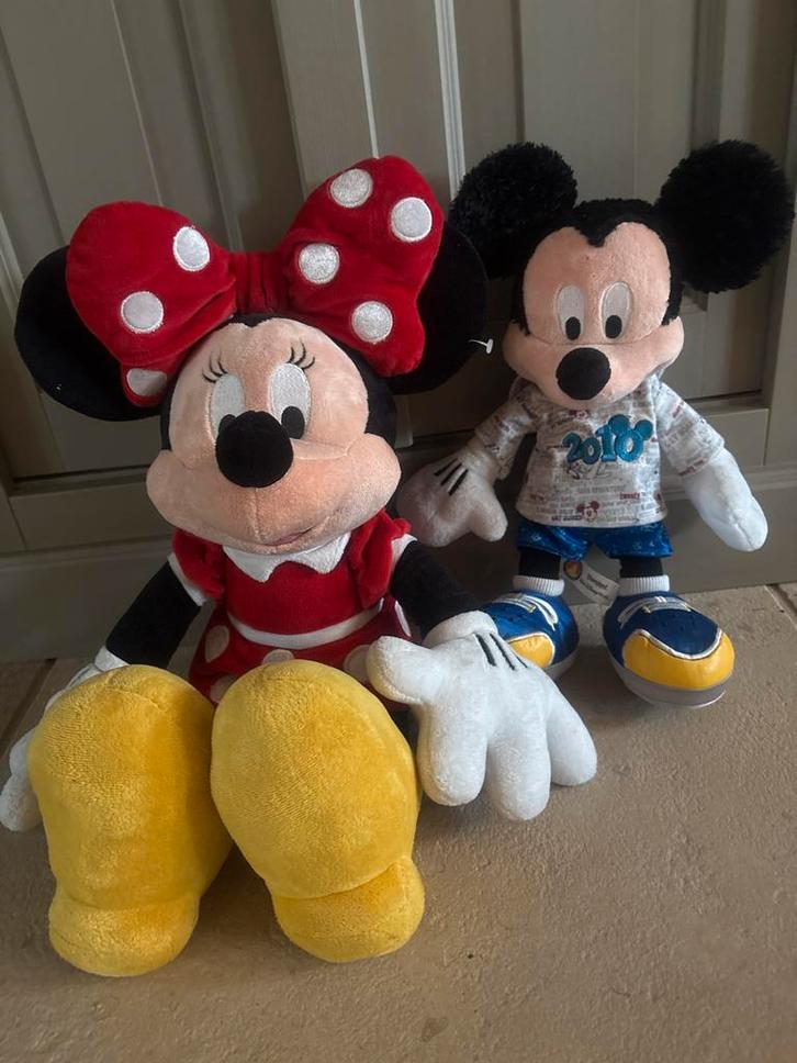 Disney Poppen Mickey & Minnie - Disneyland Parijs, Kinderen en Baby's, Speelgoed | Knuffels en Pluche, Nieuw, Overige typen, Ophalen