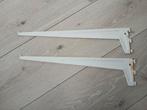 2 x metalen Element system plankendragers 50cm, Ophalen of Verzenden, Gebruikt