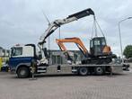 Daf CF 85 410 nwe apk HMF 42 ton/mtr hijskraan stuuras, Euro 5, Bedrijf, DAF, Te koop