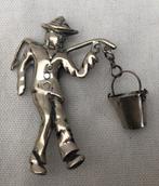 zilveren Indonesische broche - Jaren 30, Ophalen of Verzenden, Zilver, Ring