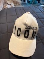 Dsquared2 Icon Pet - Wit, Kleding | Heren, Hoeden en Petten, Ophalen of Verzenden, Zo goed als nieuw, One size fits all, Pet