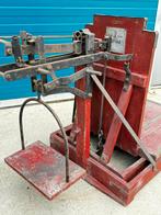 Weegschaal bascule, rood, Ophalen