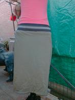 Elvira Casuals Khaki Rok - Knielengte Maat 40, Maat 38/40 (M), Ophalen of Verzenden, Zo goed als nieuw, Knielengte
