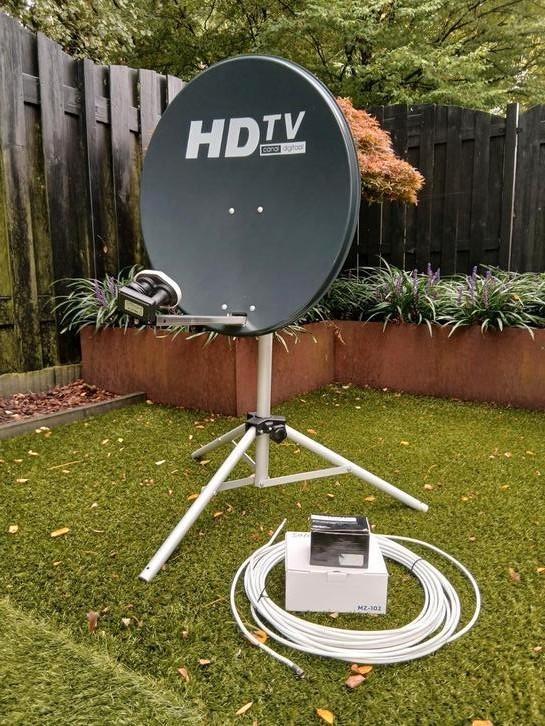 Schotelantenne, complete set, Audio, Tv en Foto, Schotelantennes, Zo goed als nieuw, Overige merken, Ophalen