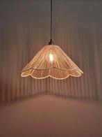 Plafond hanglamp boho rotan naturel bloem, Overige materialen, Boho, Nieuw, Ophalen of Verzenden