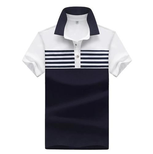 Witte donkerblauwe gestreepte heren polo shirt mannen blauwe, Kleding | Heren, Polo's, Nieuw, Verzenden