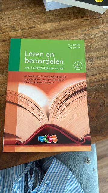 W.S. Jansen - Lezen en beoordelen van onderzoekspublicaties beschikbaar voor biedingen