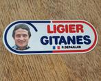 Sticker Ligier Gitanes Formule 1, P. Depailler, Verzamelen, Ophalen of Verzenden, Zo goed als nieuw