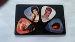 David Bowie artiest gitaarplectrums picks muziek kaart, Verzamelen, Verzenden, Zo goed als nieuw, Foto of Kaart