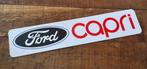 FORD CAPRI    -  showroom  kentekenplaat - reclamebord k, Verzamelen, Ophalen of Verzenden, Zo goed als nieuw, Auto's