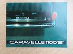 Folder Renault Caravelle 1100 S Coupe, Cabriolet 1965, Renault, Ophalen of Verzenden, Zo goed als nieuw, Renault