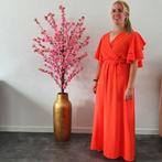 Lange Zomerjurk Oranje, Nieuw, Oranje, Onder de knie, Verzenden