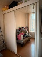 Kledingkast met schuifdeuren, Huis en Inrichting, Kasten | Kledingkasten, Ophalen, Gebruikt, 200 cm of meer, 200 cm of meer