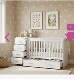 Combi ledikant, Ophalen, Zo goed als nieuw, Minder dan 140 cm, Matras