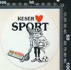 Sticker: Keser Uitzendgroep - Sport, Verzamelen, Sport, Ophalen of Verzenden