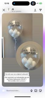 Bubbel ballon, Ophalen of Verzenden, Zo goed als nieuw, Verjaardag