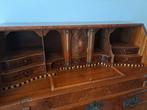 Antieke Hollandse wortelnoten buiksecretaire/klepbureau, Antiek en Kunst, Antiek | Meubels | Kasten, Ophalen