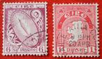 Ierland / Eire - 2x Gestempeld, Verzenden, Ierland, Gestempeld