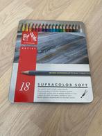 Caran d’Ache Supracolor Soft – 18 kleuren, vintage, ongebrui, Ophalen of Verzenden, Zo goed als nieuw, Potlood of Stift