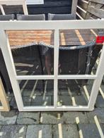 Hardhouten Raam 98x108x4 cm, Ophalen, Gevelraam of Ruit, Gebruikt, 80 tot 120 cm