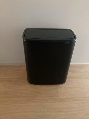 Brabantia Bo Touch Bin Zwart – 2x30L, nette staat beschikbaar voor biedingen