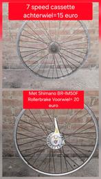 7 Fietswielen - Diverse types, Ophalen of Verzenden, Gebruikt, Algemeen, Wiel