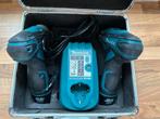 Makita Boormachine Set met Koffer, Gebruikt, Variabele snelheid, Ophalen of Verzenden, Boor- en Schroefmachine