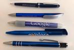 Balpen, verzameling pen blauw accent deels gebruikt, Ophalen of Verzenden, Zo goed als nieuw, Balpen, Overige merken