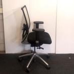 MN Nova Bureaustoel Chroom Zwart Wit NPR 1813 Gebruikt, Ophalen of Verzenden, Gebruikt, Wit, Bureaustoel
