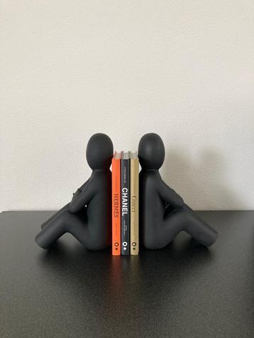 J-Line Set 2 Boekensteun P'tit Maurice Zwart Nieuw! beschikbaar voor biedingen