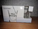 Nieuwe set shotjes glaasjes van Blokker zijn nooit gebruikt, Verzamelen, Glas en Borrelglaasjes, Ophalen of Verzenden, Nieuw, Borrel- of Shotglas
