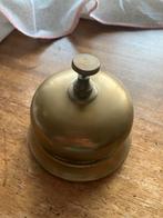 Antieke messing receptie bel hotelbel winkelbel, Ophalen of Verzenden, Gebruikt