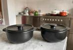 Kitchen Aid mini cocotte 10 cm 300 ml zwart set Nieuw, Huis en Inrichting, Keuken | Potten en Pannen, Ophalen of Verzenden, Zo goed als nieuw