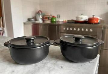 Kitchen Aid mini cocotte 10 cm 300 ml zwart set Nieuw beschikbaar voor biedingen