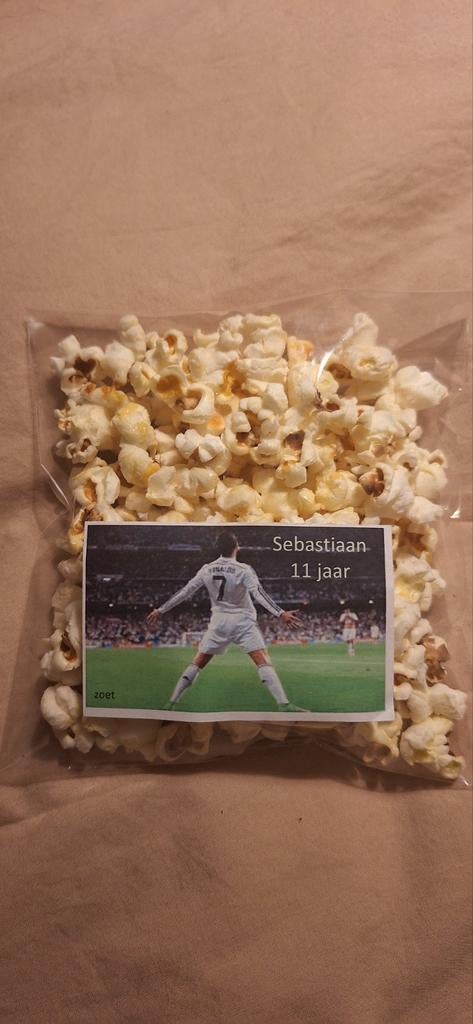 Gepersonaliseerde popcorn traktaties €0,50, Ophalen, Nieuw, Geboorte of Huwelijk