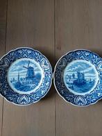 Twee Delfts Blauwe Decoratieve Borden, Antiek en Kunst, Antiek | Wandborden en Tegels, Ophalen