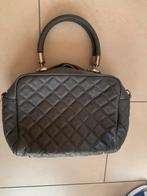 Nieuw grijs echt leer handtas, Ophalen of Verzenden, Nieuw, Grijs, Handtas