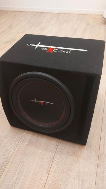 Auto Subwoofer Excalibur+versterker - Krachtige Bass! Zgan beschikbaar voor biedingen