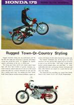 Honda 175 CL 175 Scrambler folder (5798z), Motoren, Ophalen of Verzenden, Honda