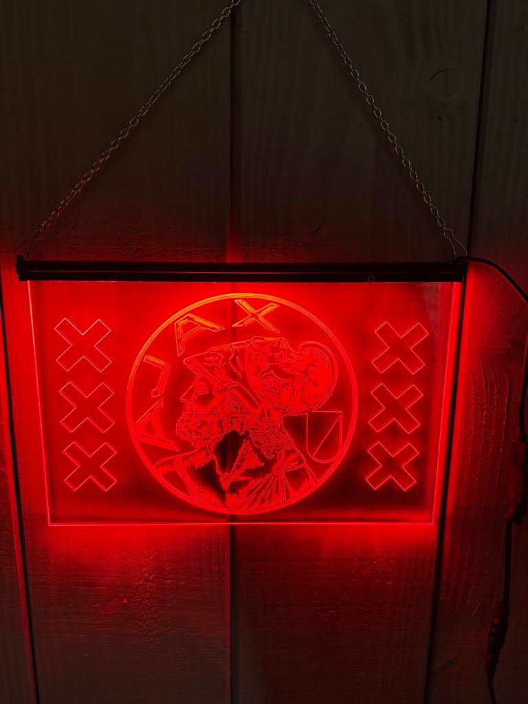 LED Bord AJAX, Ophalen of Verzenden, Nieuw, Lichtbak of (neon) lamp