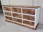 Retro ladekast apothekerskast, Huis en Inrichting, Kasten | Ladekasten, Ophalen, 5 laden of meer, Zo goed als nieuw, Minder dan 100 cm