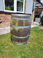 Wijnvat/regenton deco tuin, Tuin en Terras, Regentonnen, 150 liter of meer, Ophalen, Gebruikt, Hout